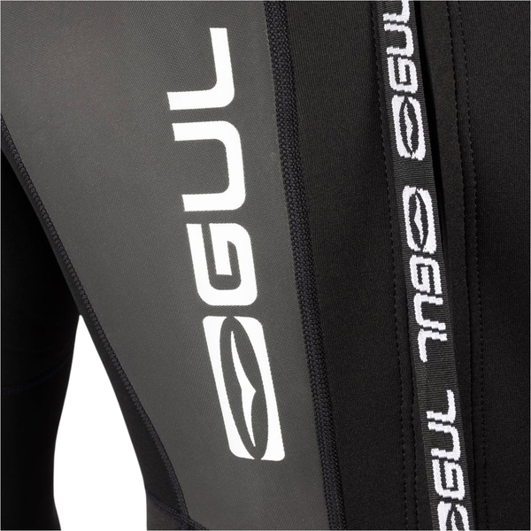2026 Gul Mens Response 3/2mm Flatlock Back Zip Wetsuit RE1321-C1 - Black